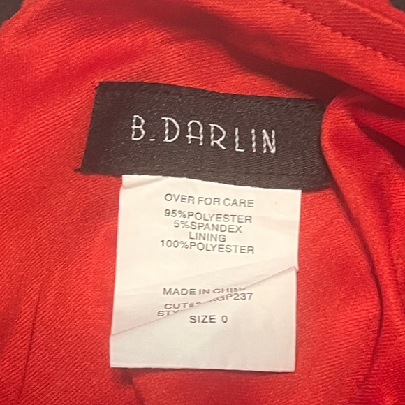 Juniors B. Darlin mini dress, sz 0. - Picture 3 of 5